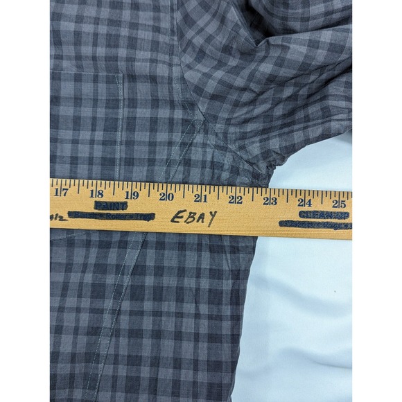 Size‎ XL John Varvatos Button Down Shirt Mens Gray Casual Long Sleeve USA - Picture 7 of 9